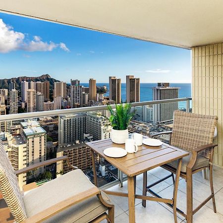 Ocean & Diamond Head View Studio At Waikiki Хонолулу Екстериор снимка