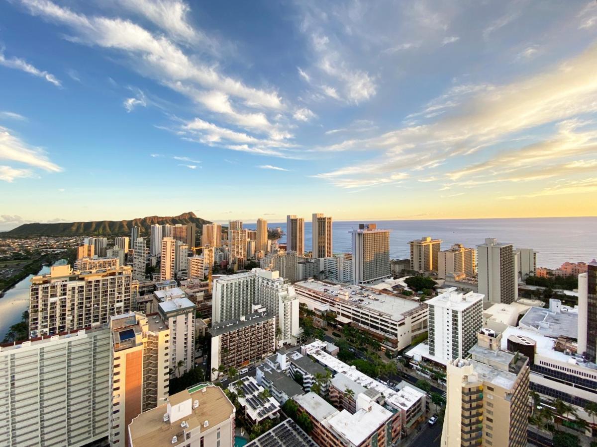 Ocean & Diamond Head View Studio At Waikiki Хонолулу Екстериор снимка
