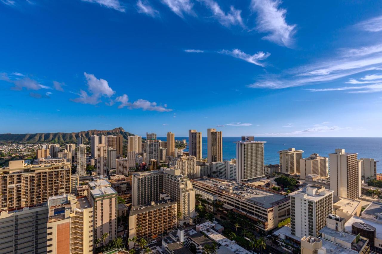 Ocean & Diamond Head View Studio At Waikiki Хонолулу Екстериор снимка