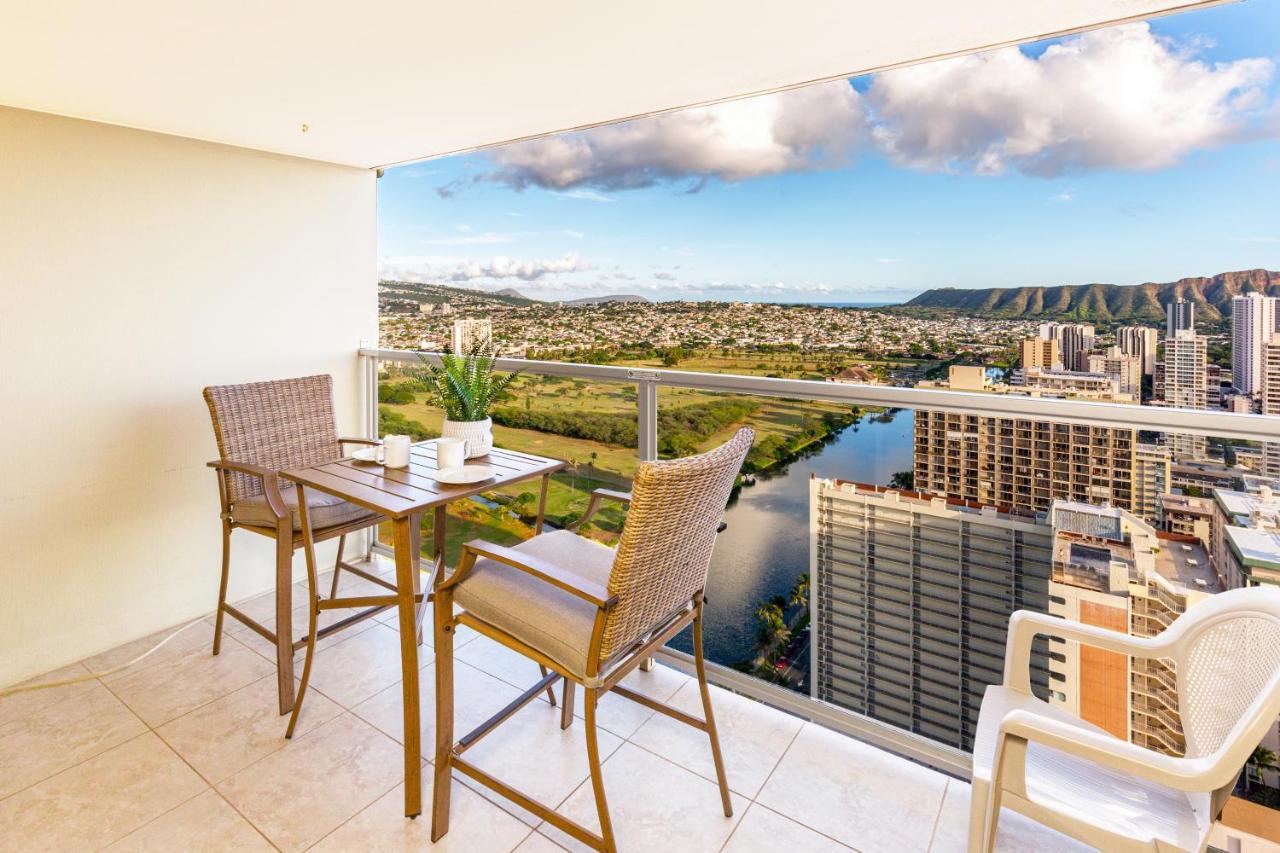 Ocean & Diamond Head View Studio At Waikiki Хонолулу Екстериор снимка