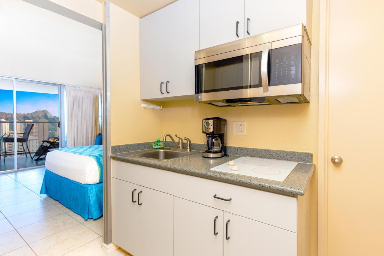 Ocean & Diamond Head View Studio At Waikiki Хонолулу Екстериор снимка