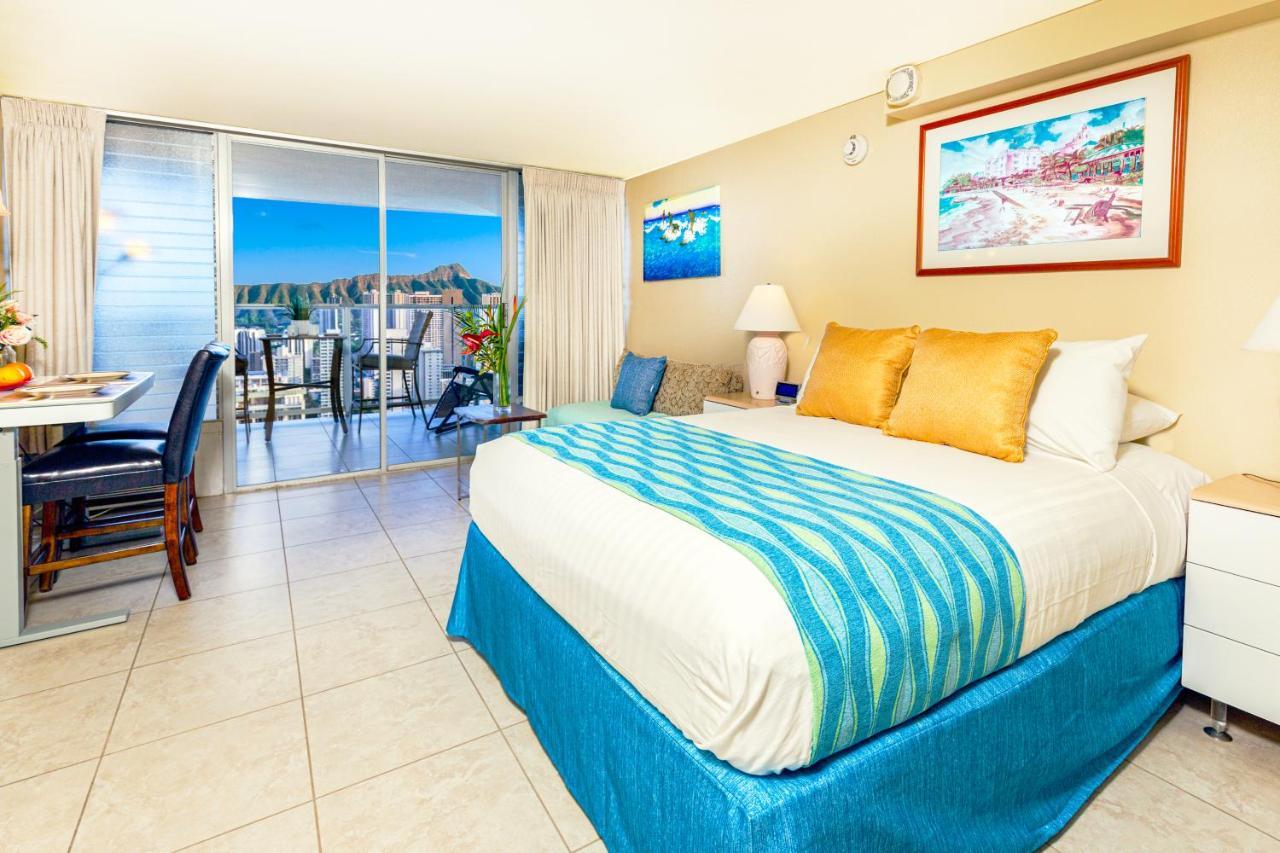 Ocean & Diamond Head View Studio At Waikiki Хонолулу Екстериор снимка